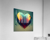 Broken heart abstract LIMITED  Acrylic Print