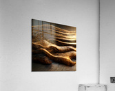 Wood waves 2  Acrylic Print