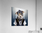 Cute dog hip hop dancer 10  Acrylic Print