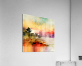 Watercolor abstract landscape 3  Acrylic Print
