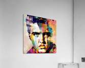 Elvis Abstract Face  Acrylic Print