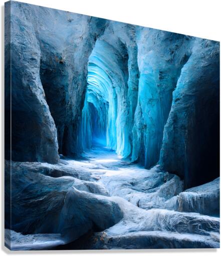 Ice Cave Photo Set 1  Canvas Print