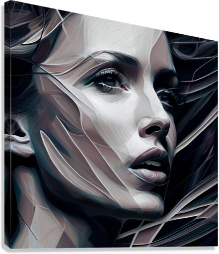 Woman abstract 1  Canvas Print