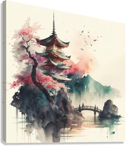 Japanese small town 4  Canvas Print