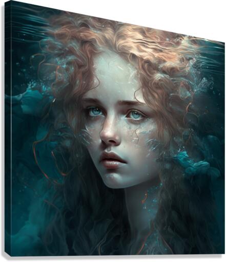 Beauty hidden underwater  Canvas Print