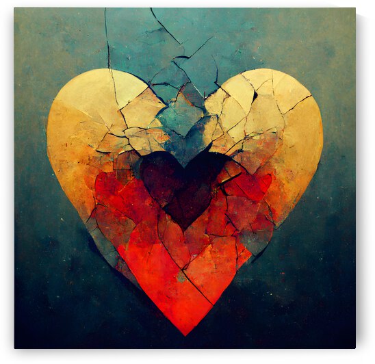 BROKEN HEART ABSTRACT 4 by diotoppo