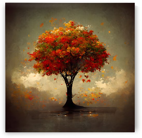 Warm tree in autumn 3 by diotoppo