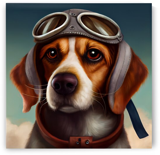 Dog airplane pilot 1 by diotoppo