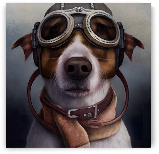 Dog airplane pilot 2 by diotoppo