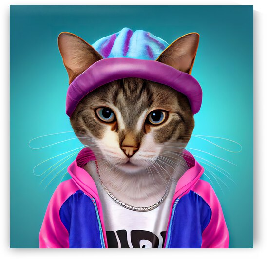 Cute cat hip hop dancer 4 by diotoppo