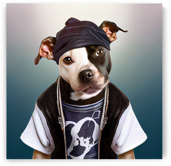 Cute dog hip hop dancer by diotoppo