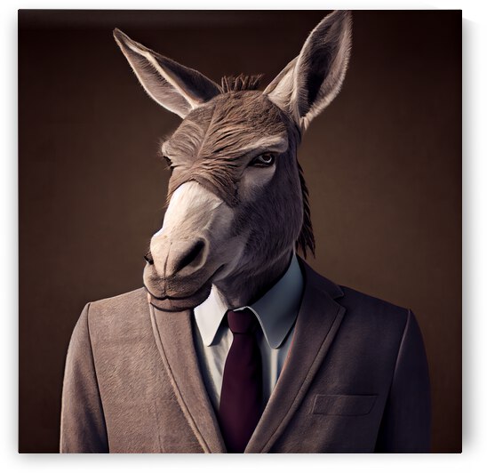 Donkey businessman by diotoppo