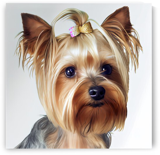 Gold Yorkie terrier by diotoppo