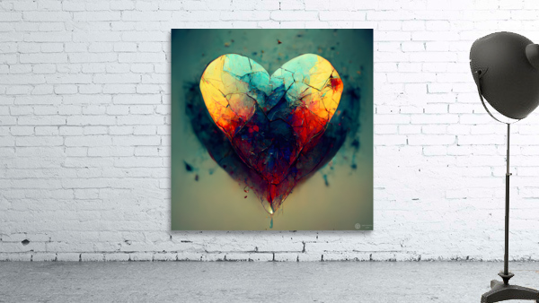 Broken heart abstract LIMITED by diotoppo