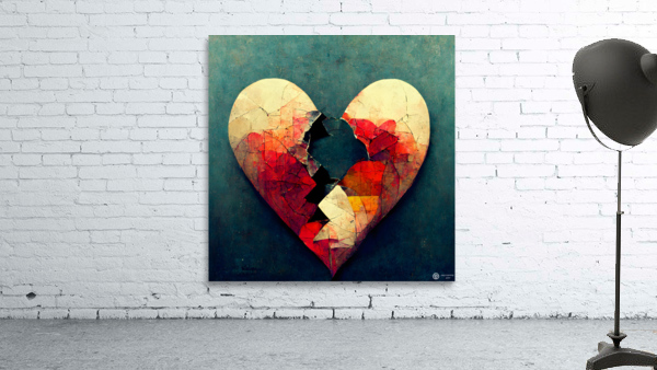 BROKEN HEART ABSTRACT 3 by diotoppo
