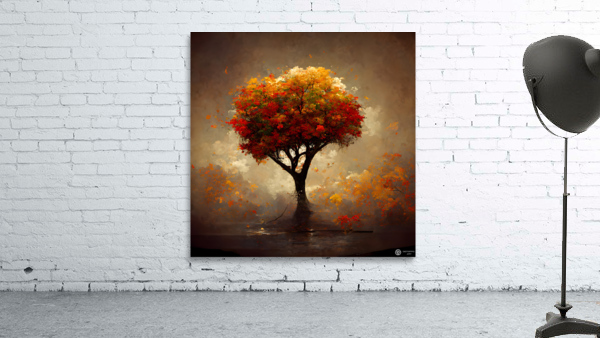 Warm tree in autumn 2 by diotoppo