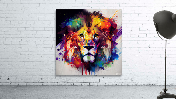 ILLUSTRATION OF A LIONS FACE 2 by diotoppo